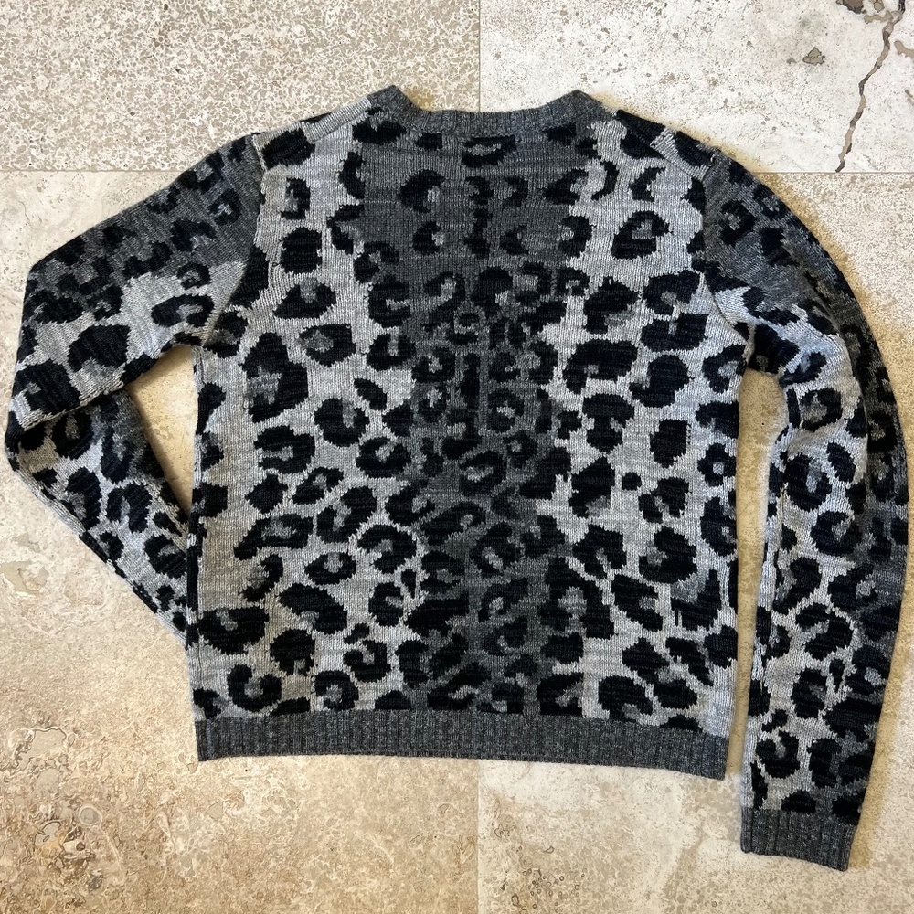Christian Dior Cashmere Animal Print Sweater